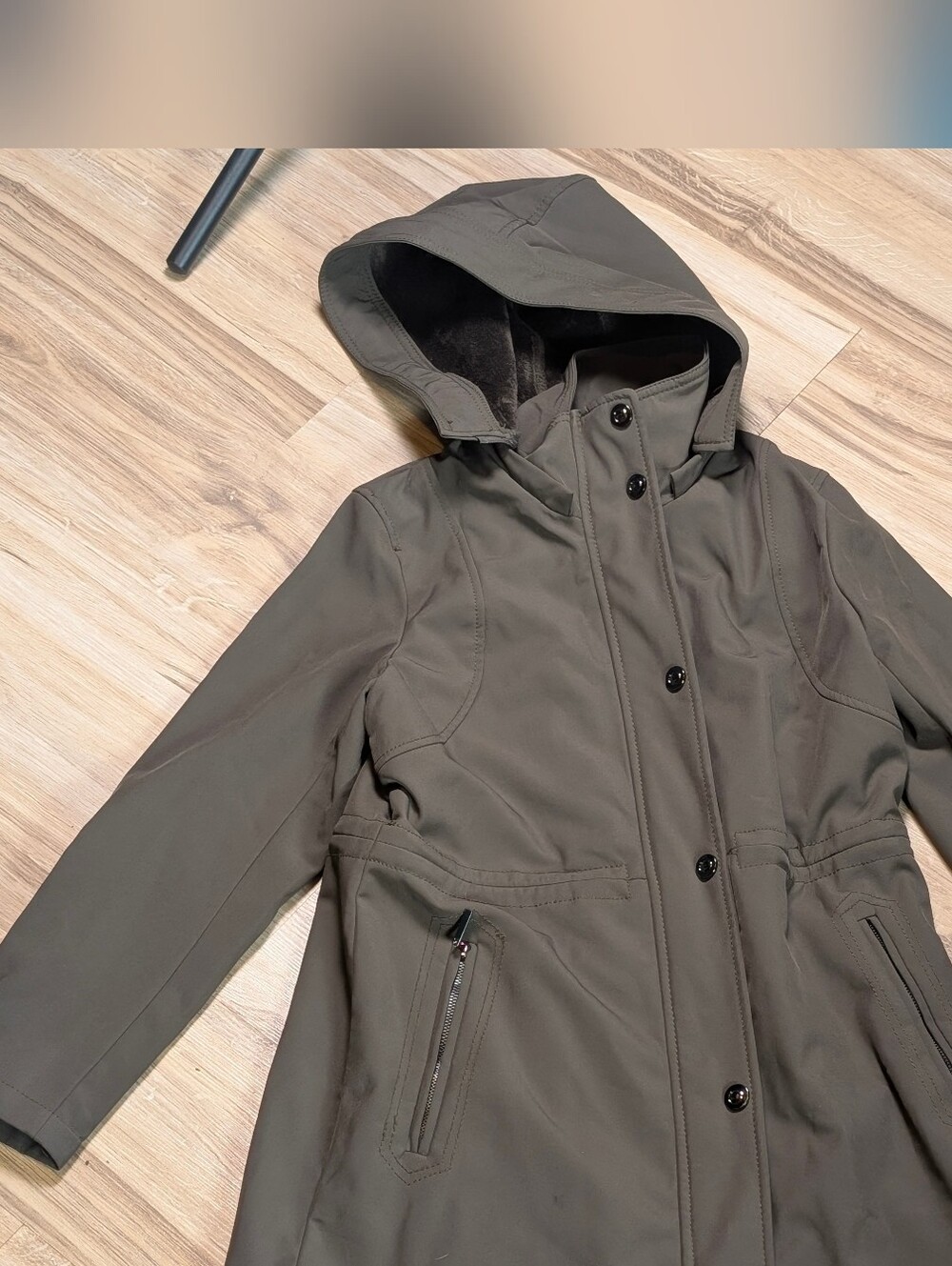 Fleet Street Women's Coat/Jacket Size XS With Detachable Hood
